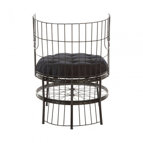 Mantis Black Finish Chair, Black