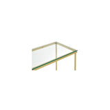 Allure Cross Base Console Table, Gold