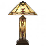 Wisteria Tiffany Table Lamp, Bronze