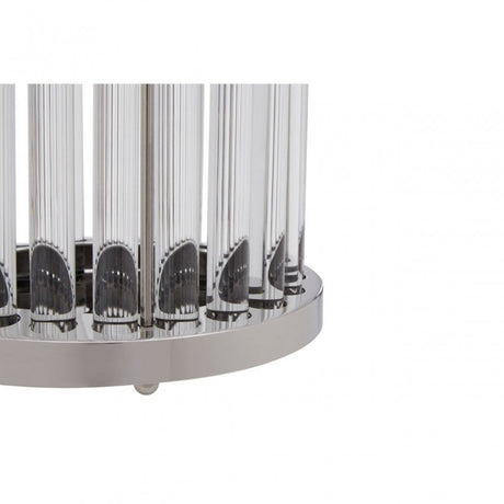 Franklin Large Silver Finish Candle Holder, Silver