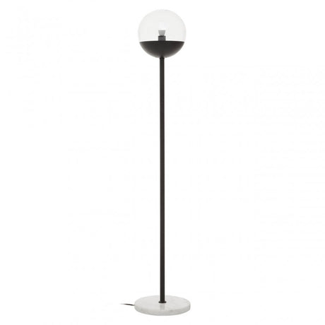 Revive Black Finish Metal Floor Lamp