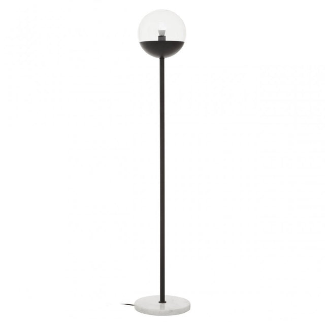 Revive Black Finish Metal Floor Lamp