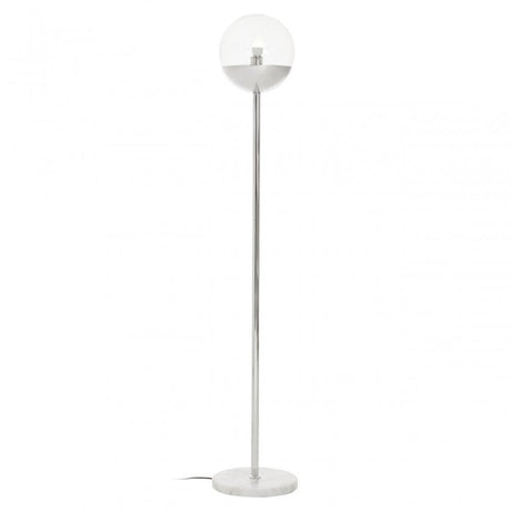 Revive Chrome Finish Metal Floor Lamp