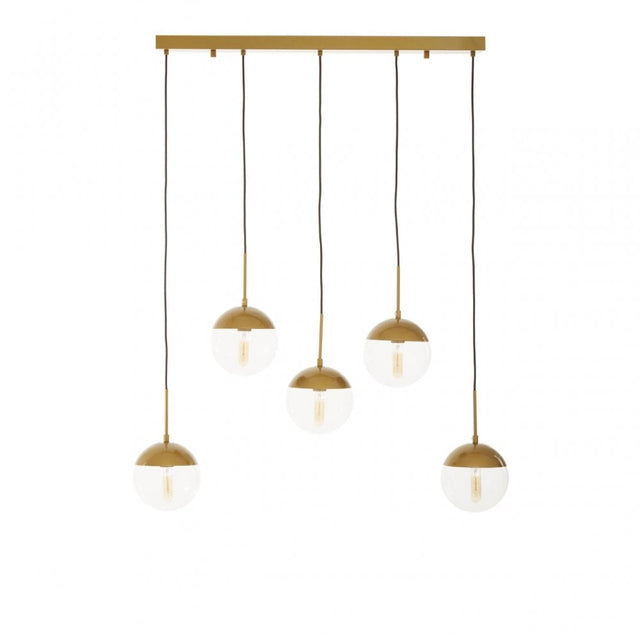 Revive Gold Finish Glass Shades Pendant Light