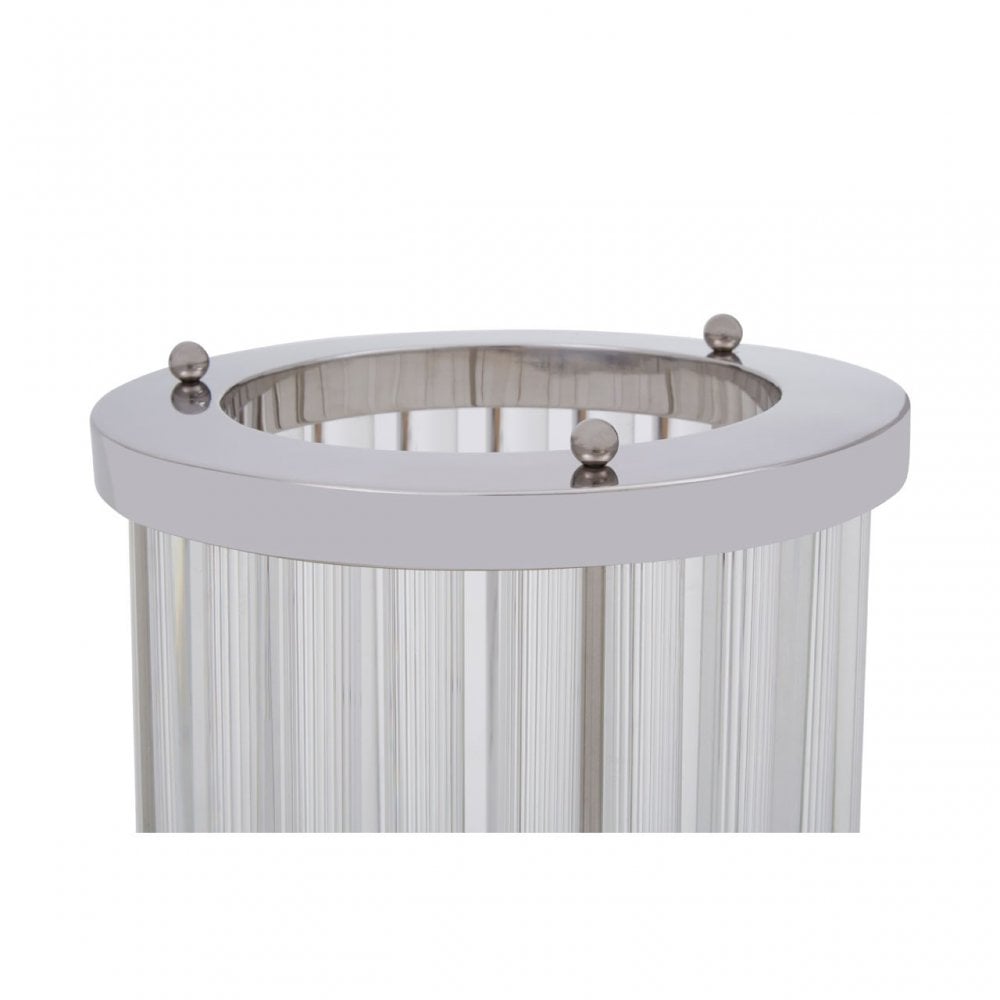 Franklin Small Candle Holder, Silver