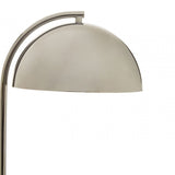 Murdoch Table Lamp With Chrome Shade, Grey