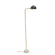 Murdoch Floor Lamp With Black Shade, Black