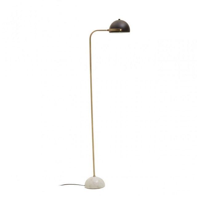 Murdoch Floor Lamp With Black Shade, Black