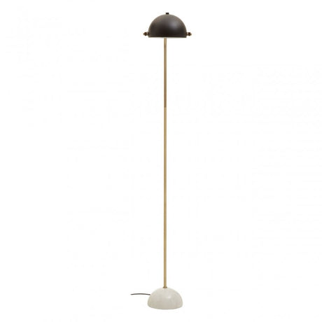 Murdoch Floor Lamp With Black Shade, Black