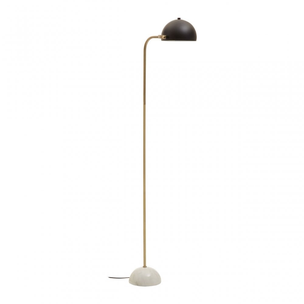 Murdoch Floor Lamp With Black Shade, Black