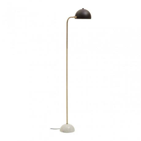 Murdoch Floor Lamp With Black Shade, Black
