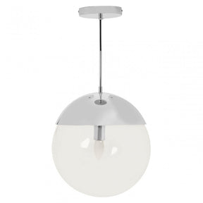 Revive Chrome Finish Pendant Light, Silver