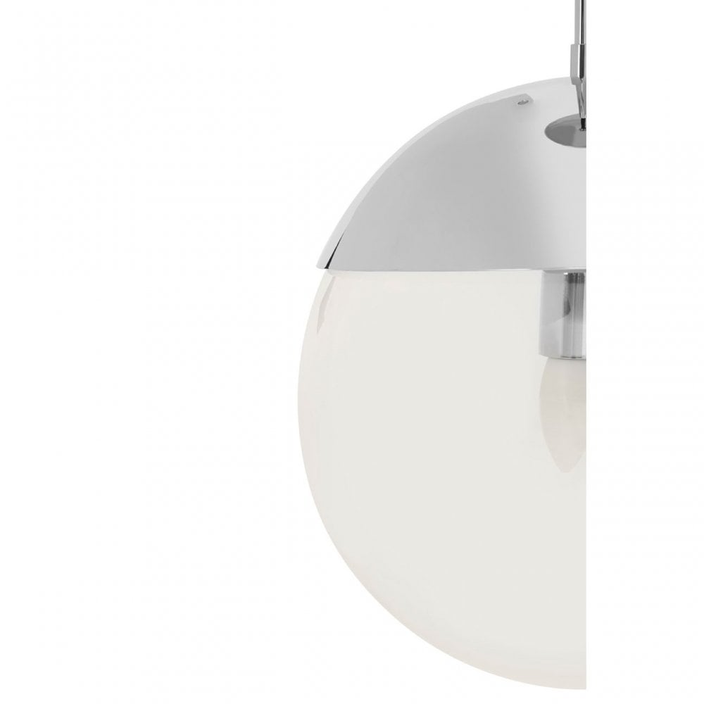 Revive Chrome Finish Pendant Light, Silver