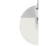 Revive Chrome Finish Pendant Light, Silver
