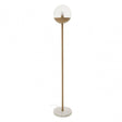 Revive Gold Finish Metal Floor Lamp, Gold