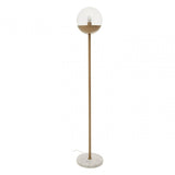 Revive Gold Finish Metal Floor Lamp, Gold