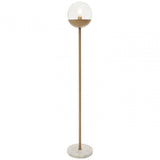 Revive Gold Finish Metal Floor Lamp, Gold