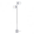 Revive Chrome Finish 2 Light Table Lamp, Silver