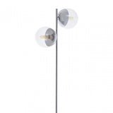 Revive Chrome Finish 2 Light Table Lamp, Silver