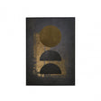 Astratto Gold Foil Canvas Artwork, Black