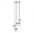 Revive Chrome Finish Five Pendant Lights