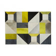 Safira Small Abstarct Rug, Black