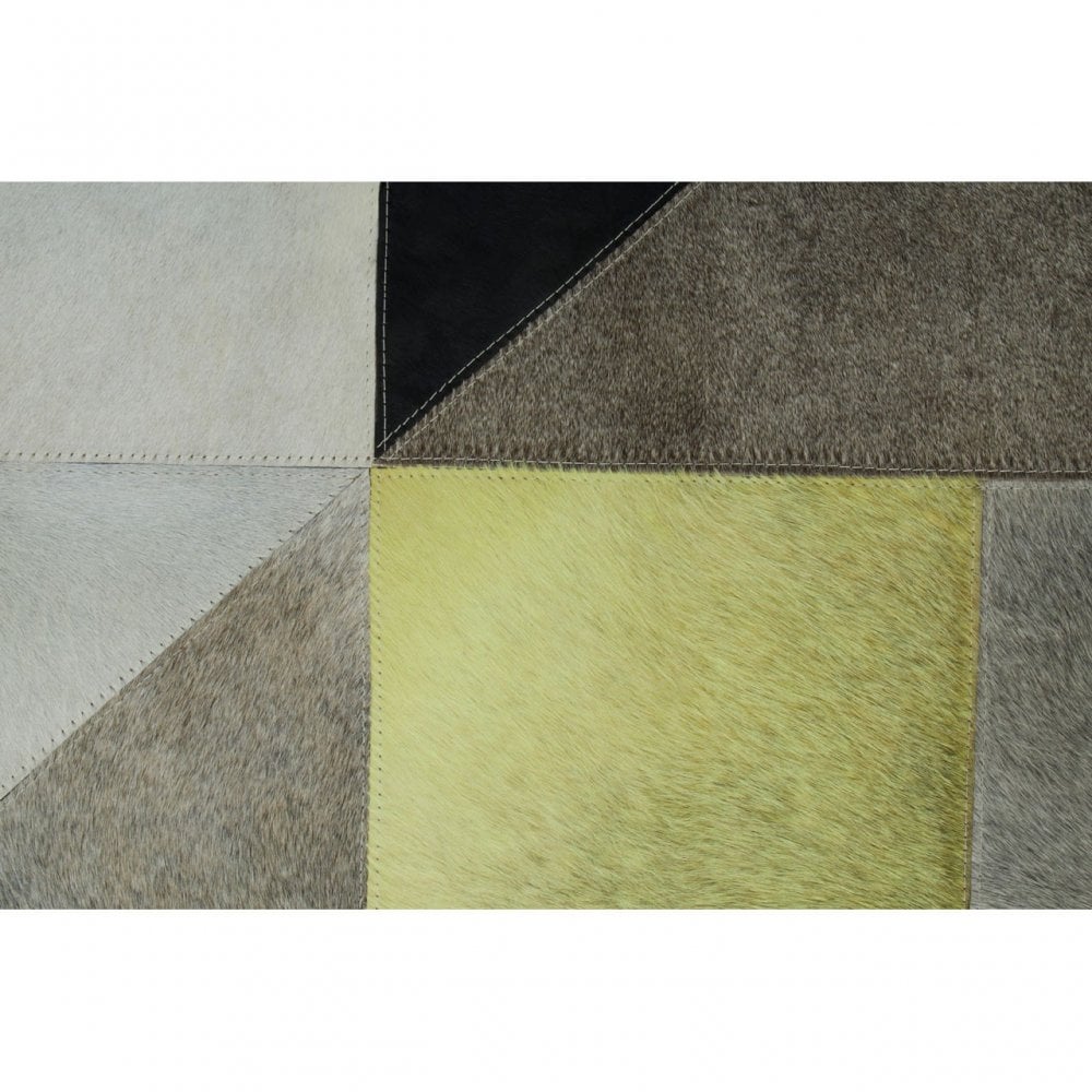 Safira Large Abstarct Rug, Black