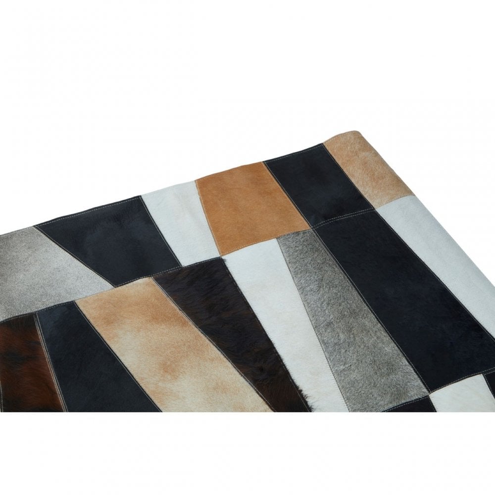 Safira Large Striped Rug, Multi-Coloured