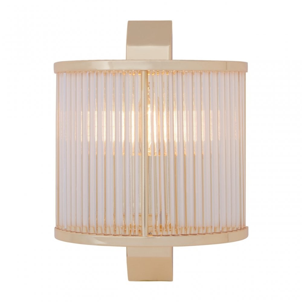 Salasco Wall Light With Gold Finish, Gold
