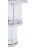Salasco 3 Tier Nickel Finish Chandelier 38Cm, Silver