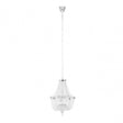Lerici 6 Light Chrome Pendant 39Cm, Silver