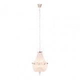 Lerici 6 Light Chrome Pendant 39Cm, Silver