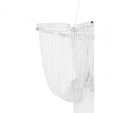 Lerici 6 Light Chrome Pendant 99X35Cm, Silver