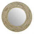 Templar Iron Wall Mirror, Gold