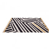 Bosie Multi-Coloured Rug, Black