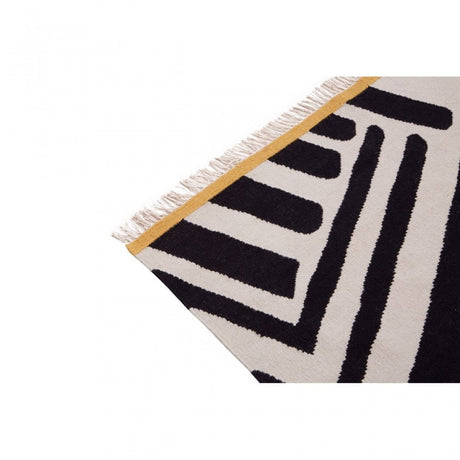 Bosie Multi-Coloured Rug, Black
