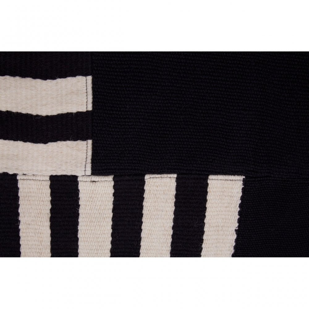Bosie Black And White Rug, Black
