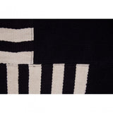 Bosie Black And White Rug, Black