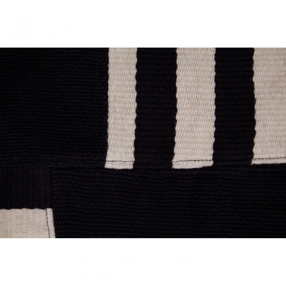 Bosie Black And White Rug, Black