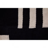 Bosie Black And White Rug, Black