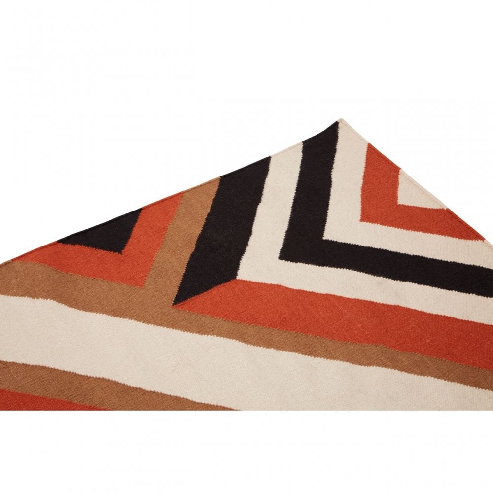 Bosie Villon Rug In Maize Pattern, Multi-Coloured