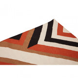 Bosie Villon Rug In Maize Pattern, Multi-Coloured