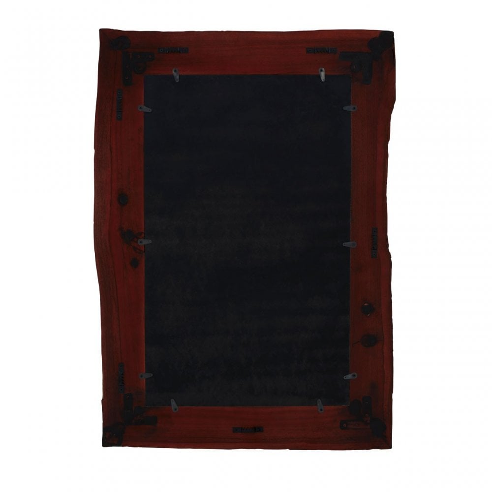 Almora Natural Wood Wall Mirror