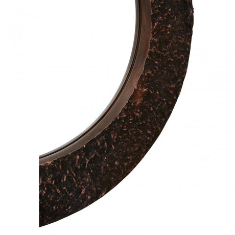 Akola Round Wall Mirror Copper