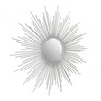 Cristal Silver Finish Wall Mirror, Silver