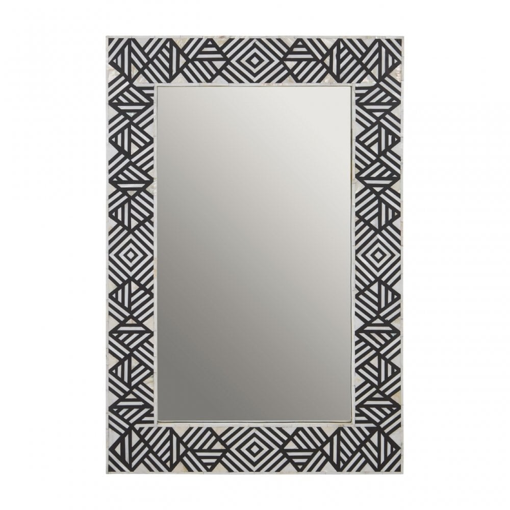 Fusion Wall Mirror, Black