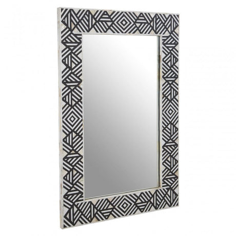 Fusion Wall Mirror, Black