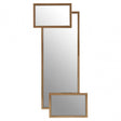 Oria Gold Frame Wall Mirror, Gold