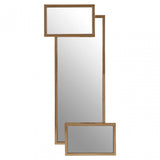 Oria Gold Frame Wall Mirror, Gold