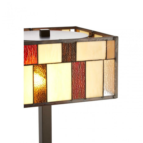 Waldorf Square Table Lamp, Bronze